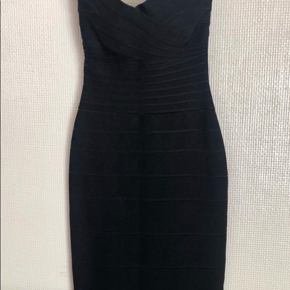 Herve Leger black signature dress - Picture 8 of 8